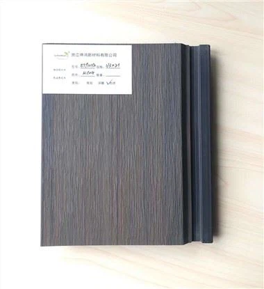 Co-extruderad vattentät och insektssäker WPC väggdekorativ panel